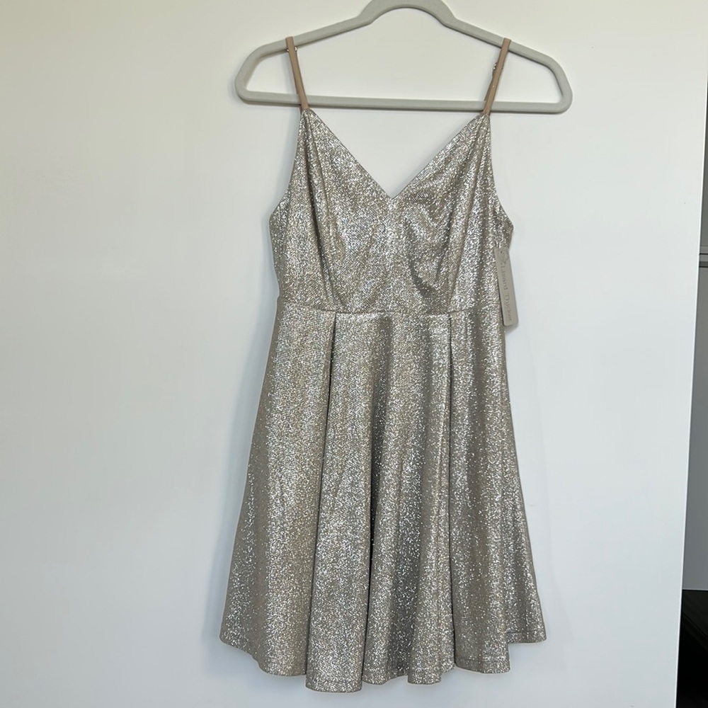 NWT Lizard Thicket Aakaa Gold Dress size Small